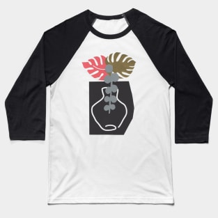 Abstract Flowers 2 Baseball T-Shirt